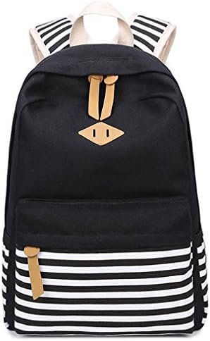 YEFER Teenage Girls Canvas School Bags Set School backpack Womens Casual Daypacks