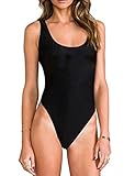 Women's Letter Print Backless One Piece Monokini Bikini