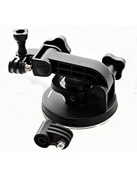 SublimeWare - Aspirador del parabrisas del automóvil Soporte GoPro para el parabrisas Ventana del vehículo Vehículo Soporte de la cámara para la ventosa GoPro Soporte para el parabrisas GoPro Hero2 Hero3 Hero3 + Hero4 Hero5 Hero6 Black Session HD