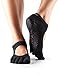 toesox Women’s Bella Full Toe Grip Socks – Non-Slip Pilates Grip Socks, Barre & Yoga Socks with Grips, Ballet Toe Socks