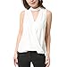 Kaigenina Women Blouse Chiffon Knit Vest Choker Top Womens Shirts