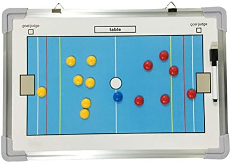 Firelong Water Polo Tactic Board Coaches Plan Dry Erase Board with Erasable Pen and Hanging Hook