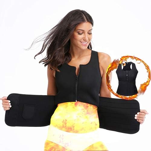 OUSPOTS Slimming Sauna Vest Women Neoprene Sweat Suit Waist Trainer Hot Body Shaper Modeling Belt Postpartum Tummy Firm Tank Tops