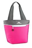 High Sierra Lunch Tote- Flamingo/Charcoal/White