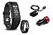 PlayBetter Garmin Approach X40 (Black/Gray) Golf GPS & Fitness Band Bundle USB Car Charge Adapter