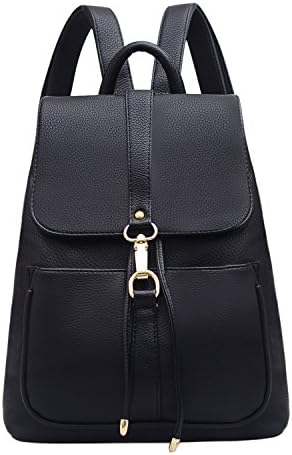 Treasuremap Tide way backpack casual women backpack daily backpack handbag (Black)