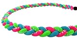 New 22 Inch Neon Lime Green Hot Pink Blue Tornado Titanium Fiber Baseball 3 Rope Necklace