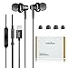 TRILINK USB Type C Earbud Headphones with Mic and Volume Control, Wired in-Ear Extra Bass Noise Cancelling Earphones for Motorola Moto Z Series(Black)