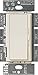 Lutron DVSTV-LA Diva 8 Amp 3-way/Single-Pole 0-10V Dimmer, no neutral required, Light Almond