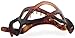 Parcelona Honey Comb Tortoise Shell Brown No Metal Ponytail Holder Hair Clip Barrette for Thick Hair