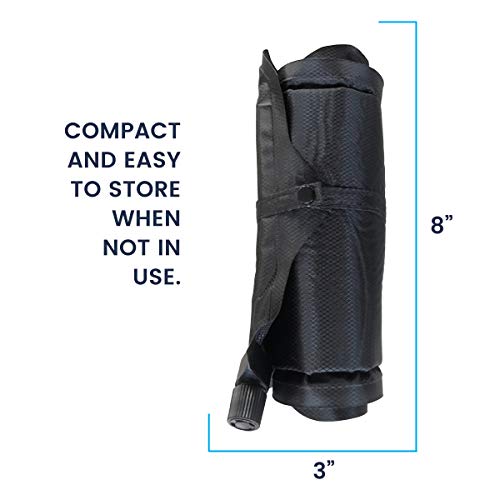 POSTURELY SelfInflating Travel Lumbar Back Support Pillow for