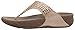 FitFlop Women's Glitzie Toe-Thong Sandal, Nude, 8 M US