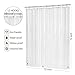 Wimaha Waterproof Shower Curtain Liner, with 3 Magnets Rustproof Grommets, Bath Shower Liner for Bathroom Stall Bathtub, 72 x 72, Clear