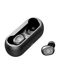 SoundPEATS - Auriculares inalámbricos Bluetooth, Bluetooth 5.0, micrófono integrado, llamadas estéreo, 15 horas de reproducción