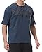 Przewalski Men's MTB Mountain Bike, Cycling Jersey, Short Sleeve Biking Shirt - Loose Fit, Moisture-Wicking and Breathable (Large - Chest 40-42