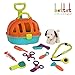 Battat – Rolling Pet Carrier – Plush Dog Toy – Animal Hospital Playset – Pretend Vet Kit For Toddlers – 2+ Years – Pup & Go Vet Carrier
