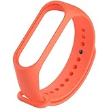 Compatible Xiaomi Mi Band 3 Replacement Band, Replacement Wristband Strap Accessories Xiaomi Mi Band 3 Smart Watch Bracelet,Orange
