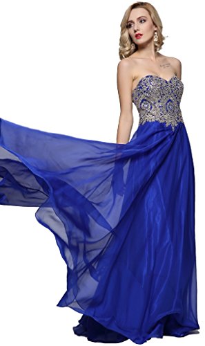 Meier Womens Strapless Embroidery Beaded Prom Formal Dress | Desertcart  Trinidad and Tobago