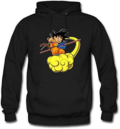 Cute Dragon Ball Z Custom Men's Hoody Hoodie Sweatshirt Sweater Black X-Large
