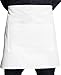 SUNRISE Kitchen Supply White Half Bistro Apron 19