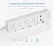 LITEdge Smart Power Strip, 5.6ft Cable Length Wi-Fi Accessible 3 AC Outlets 2 USB Ports, Wireless Distance APP Control, Compatible with Alexa