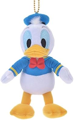 Amazon ディズニーストア 公式 キーホルダー キーチェーン ぬいぐるみ付き ドナルド ポージング Disney ディズニー キーホルダー チェーン