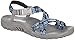 Skechers Women's Reggae-Luau Toe Ring Sandal,Navy/Blue,10 M US