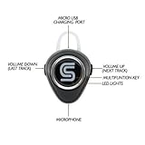 Bluetooth headset, CSBROTHER Mini Bluetooth Earphones V4.1 Wireless Sport Stereo Headphones Earpiece for iPhone 6s Plus Samsung Galaxy S6 S5 and Android Phones(Black)