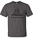 Charcoal Don't Tread On Me T-Shirt-XL