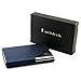 Partstock(TM) Business Name Card Holder PU Leather & Stainless Steel Card Case, Wallet Credit card ID Case/Holder For Men & Women - Keep Your Business Cards Clean, with Magnetic Shut.(Dark Blue)