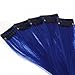 TOOGOO(R) 5 Pcs Colored Clip-on In Hair Extensions Straight Wigs Hairpieces 25 Inch Long - Dark Blue