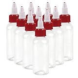 Twdrer 28 Pack Clear Dispensing Bottles with Twist