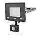 LE Outdoor LED Flood Light, Motion Sensor, IP65 Waterproof, 30W 2400 Lumen, 75W HPS Equivalent, Daylight White 5000K, Home Security Floodlight for Warehouse, Garage, Garden, Yard, Tree and More