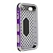 PureGear 02-001-01445 DualTek Extreme Impact Case with 3M EAR for iPhone 4/4S - 1 Pack - Carrying Case - Retail Packaging - Purple