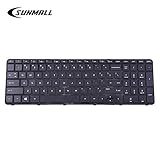SUNMALL Mate Laptop Keyboard for HP Pavilion 250 G3,255 G3,250 G2,255 G2 15-D 15-E 15-G 15-R 15-N 15-S 15-F 15-H 15-A Series US Black keypad with Frame