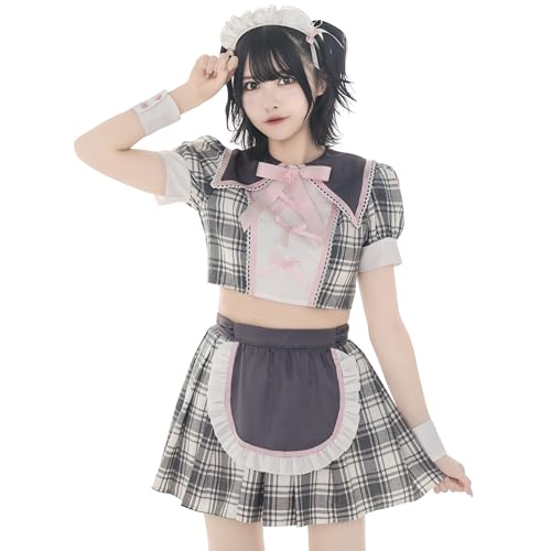 クリアストーン(Clearstone) リリカルパレット コスプレ ハロウィン アイドルセーラーメイド レディース グレー