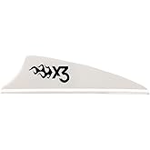 Bohning X3 Vane, 1.75", White, 36pk