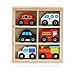 NIMNIK Wooden Cars for Toddlers Bus Engine Emergency Vehicles | Small Cars, Mini Transportation Vehicles | Educational Toy for Early Learning for 3-10 Year Olds