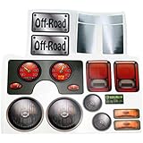 The Toy Restore Replacement Decals Stickers Fits Fisher Price Power Wheels Jeep Wrangler