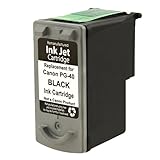 Remanufactured Ink Cartridge Replacement for Canon PG-40 0615B002 (1 Black), Office Central