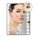 Foldable Lighted Vanity Mirror, Charminer Smart Touch 16LED Light Makeup Mirror Adjustable Brightness Illuminated Cosmetic Countertop Table Mirror Touching ON/OFF