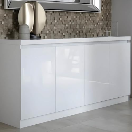 Adesivo Vinil Branco Impermeável Lavável P/Envelopamento Móveis Geladeira Fogão Mesa 5m x 50cm