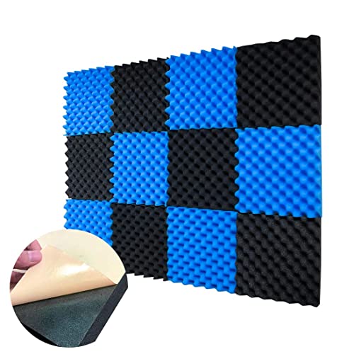 Acoustic panels Studio foam SelfAdhesive 12 pack Egg Crate 2" X 12" X