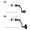 Lixada-Aluminum-Alloy-Rotary-Knob-Foldable-Power-Handle-for-Fishing-Spinning-Reel-Replacement-Handle-Nonslip-Grip