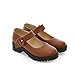 Show Shine Women's Fashion Buckle Platform Chunky Heel Mary Janes Shoes