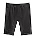 Boys and Girls SPF50+ Swim Short Suit Jammer Bottom Pants for Kids with SPF Sun Protection for Beach, Pool and Water, Black, 10