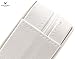 JL LELADY JEWELRY Small Jewelry Box Mini Travel Jewelry Case, Portable Faux Leather Jewelry Ring Boxes for Women Girls (White)