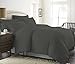 Bed Alter 1000 Thread Count Duvet Cover with Zipper 100% Egyptian Cotton Luxurious & Hypoallergenic (California King/King, Grey)