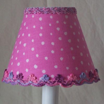 Silly Bear Lighting Spotty Dotty Chandelier Shade, Pink