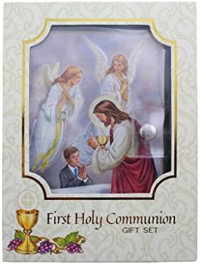 Boys Blessed Sacraments First Communion Wallet Set